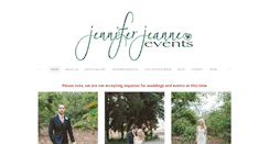 Desktop Screenshot of jenniferjeanneevents.com